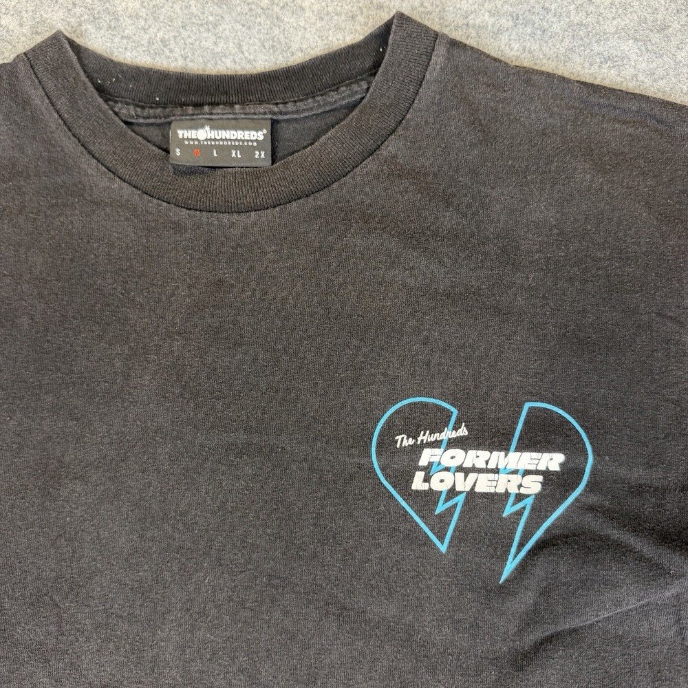 The Hundreds Former Lovers Graphic T Shirt Black White Blue Streetwear - Picture 2 of 5